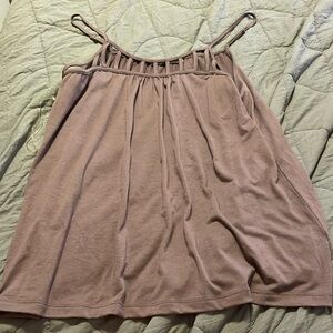 Purple Maurice’s tank top